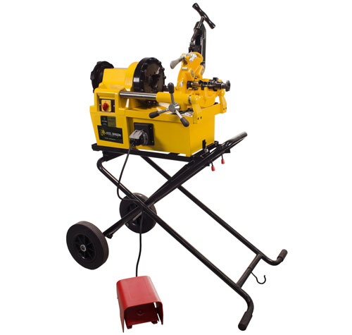 Steel Dragon Tools® 7090 Pipe Threading Machine Cart with 10" Wheels 
