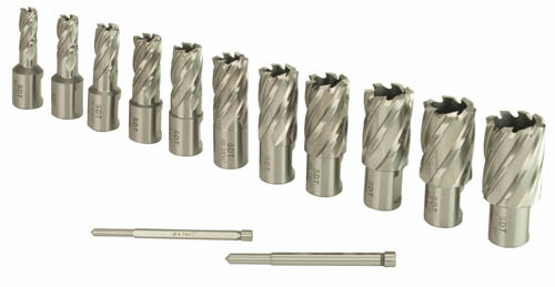 Steel Dragon Tools® 1-1/8" x 1" HSS Annular Cutter with 3/4" Weldon Shank