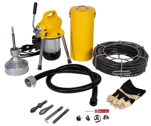 Steel Dragon Tools® K60 Drain Cleaning Machine & C8 & C10 Cables